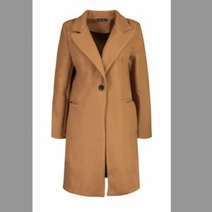 Boohoo Tailored Wool Look Coat